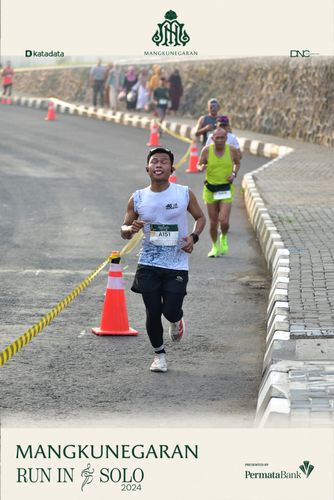 Race photo from Mangkunegaran Run 2024