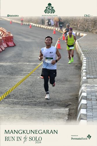 Race photo from Mangkunegaran Run 2024