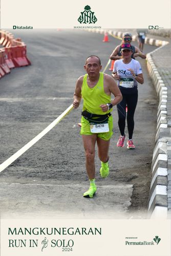 Race photo from Mangkunegaran Run 2024