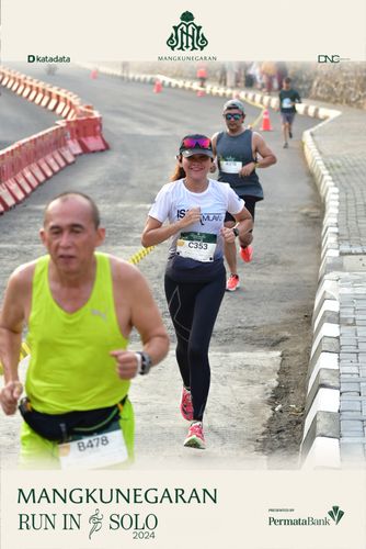 Race photo from Mangkunegaran Run 2024
