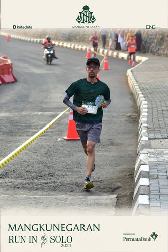 Race photo from Mangkunegaran Run 2024