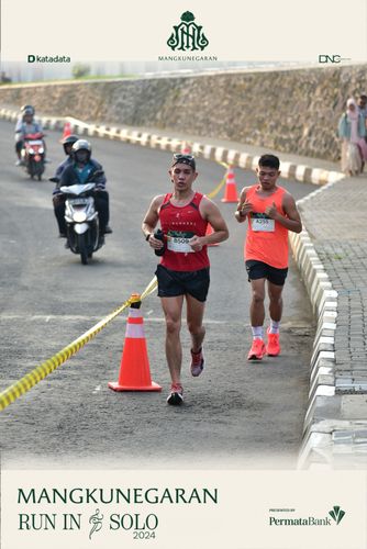 Race photo from Mangkunegaran Run 2024