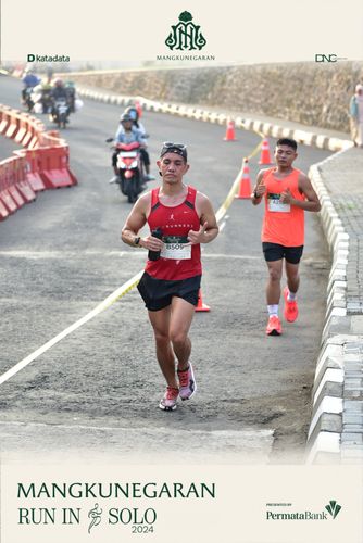Race photo from Mangkunegaran Run 2024