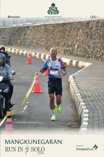 Race photo from Mangkunegaran Run 2024
