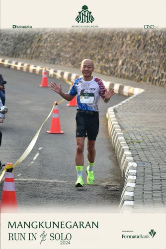 Race photo from Mangkunegaran Run 2024