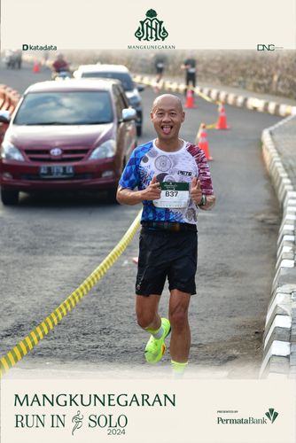 Race photo from Mangkunegaran Run 2024