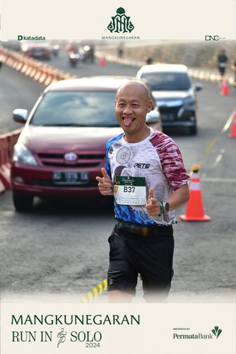 Race photo from Mangkunegaran Run 2024