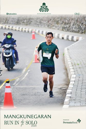 Race photo from Mangkunegaran Run 2024