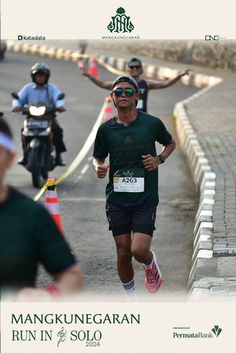 Race photo from Mangkunegaran Run 2024