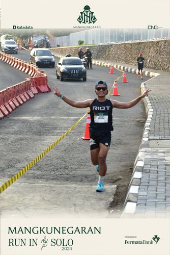 Race photo from Mangkunegaran Run 2024