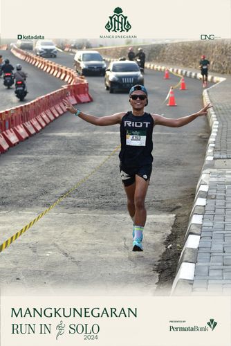 Race photo from Mangkunegaran Run 2024