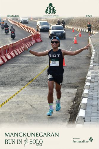 Race photo from Mangkunegaran Run 2024