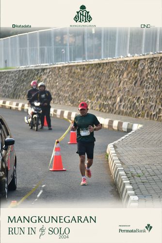 Race photo from Mangkunegaran Run 2024