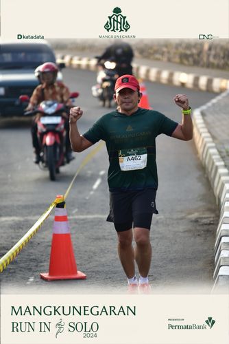 Race photo from Mangkunegaran Run 2024