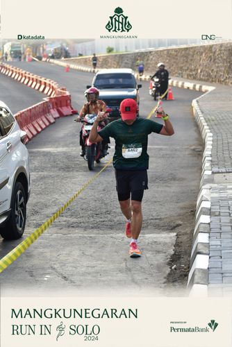 Race photo from Mangkunegaran Run 2024