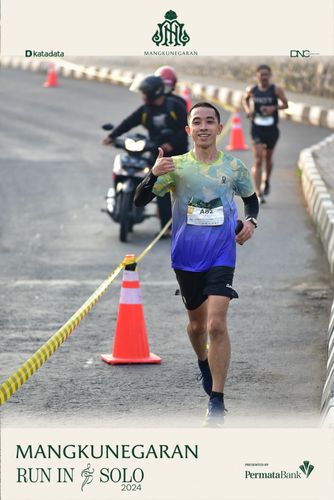 Race photo from Mangkunegaran Run 2024