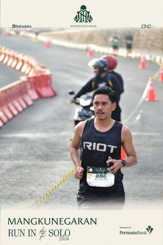 Race photo from Mangkunegaran Run 2024