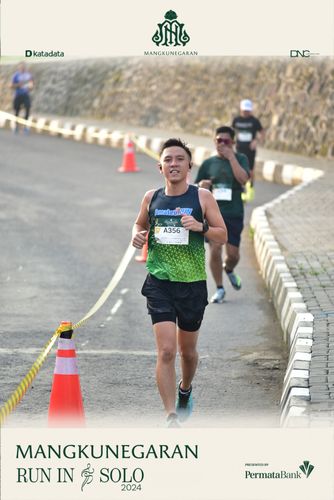 Race photo from Mangkunegaran Run 2024