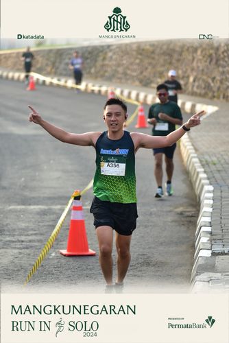 Race photo from Mangkunegaran Run 2024