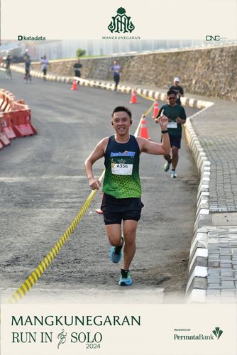Race photo from Mangkunegaran Run 2024