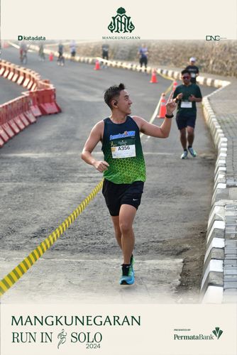 Race photo from Mangkunegaran Run 2024