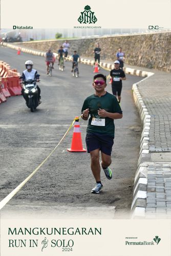 Race photo from Mangkunegaran Run 2024