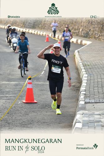 Race photo from Mangkunegaran Run 2024