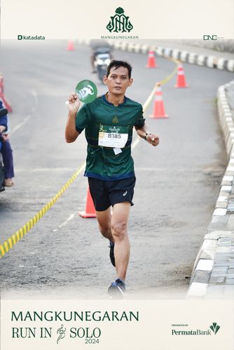 Race photo from Mangkunegaran Run 2024