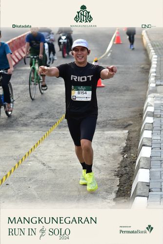 Race photo from Mangkunegaran Run 2024