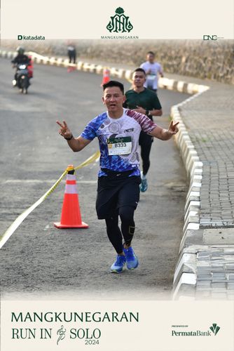 Race photo from Mangkunegaran Run 2024