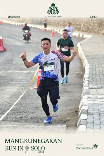 Race photo from Mangkunegaran Run 2024