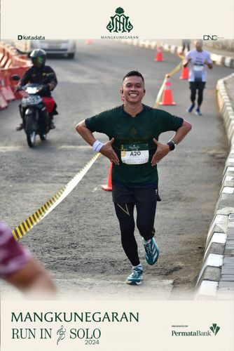 Race photo from Mangkunegaran Run 2024