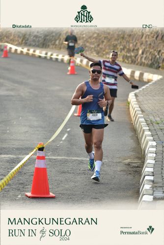 Race photo from Mangkunegaran Run 2024