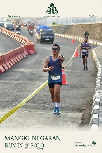 Race photo from Mangkunegaran Run 2024