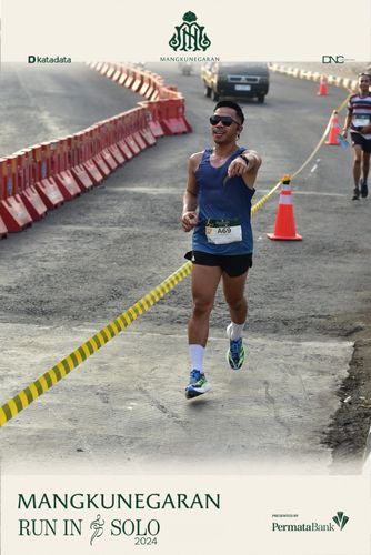 Race photo from Mangkunegaran Run 2024