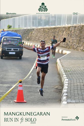 Race photo from Mangkunegaran Run 2024