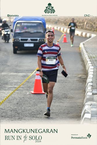 Race photo from Mangkunegaran Run 2024
