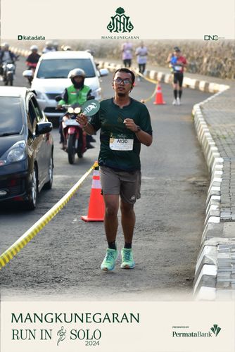 Race photo from Mangkunegaran Run 2024