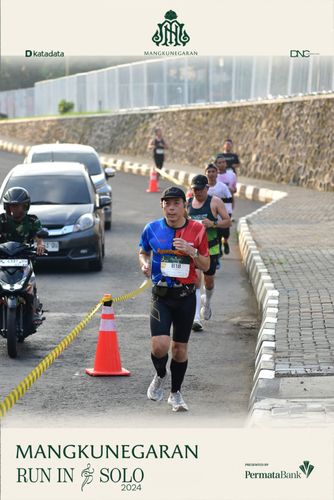 Race photo from Mangkunegaran Run 2024