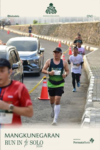Race photo from Mangkunegaran Run 2024
