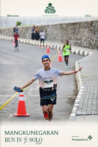 Race photo from Mangkunegaran Run 2024