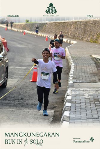 Race photo from Mangkunegaran Run 2024