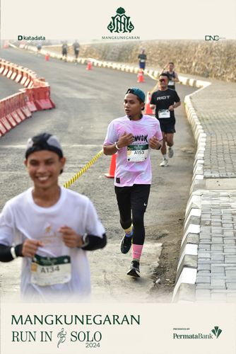 Race photo from Mangkunegaran Run 2024
