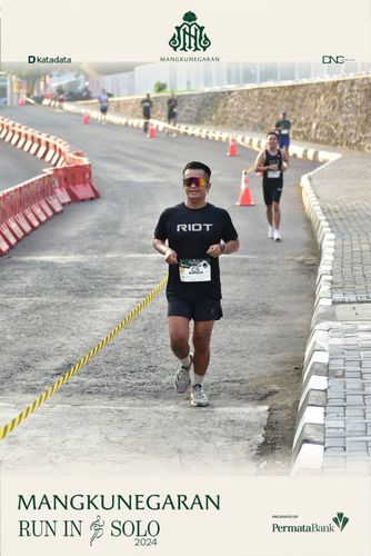 Race photo from Mangkunegaran Run 2024