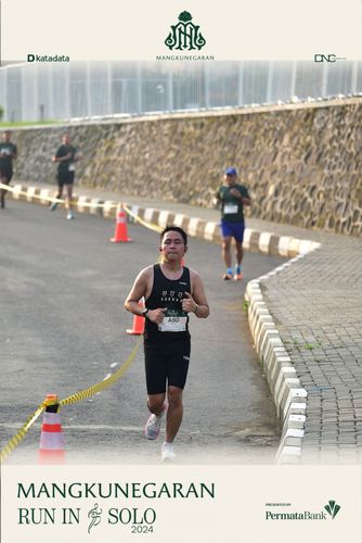 Race photo from Mangkunegaran Run 2024
