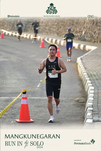Race photo from Mangkunegaran Run 2024