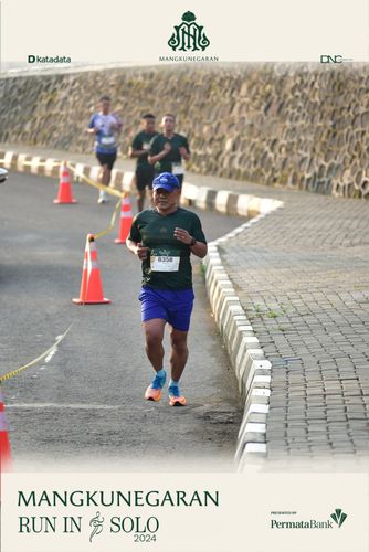 Race photo from Mangkunegaran Run 2024