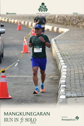 Race photo from Mangkunegaran Run 2024