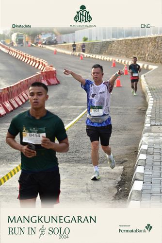 Race photo from Mangkunegaran Run 2024