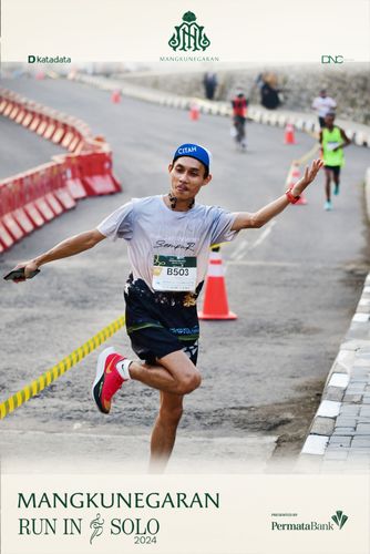 Race photo from Mangkunegaran Run 2024